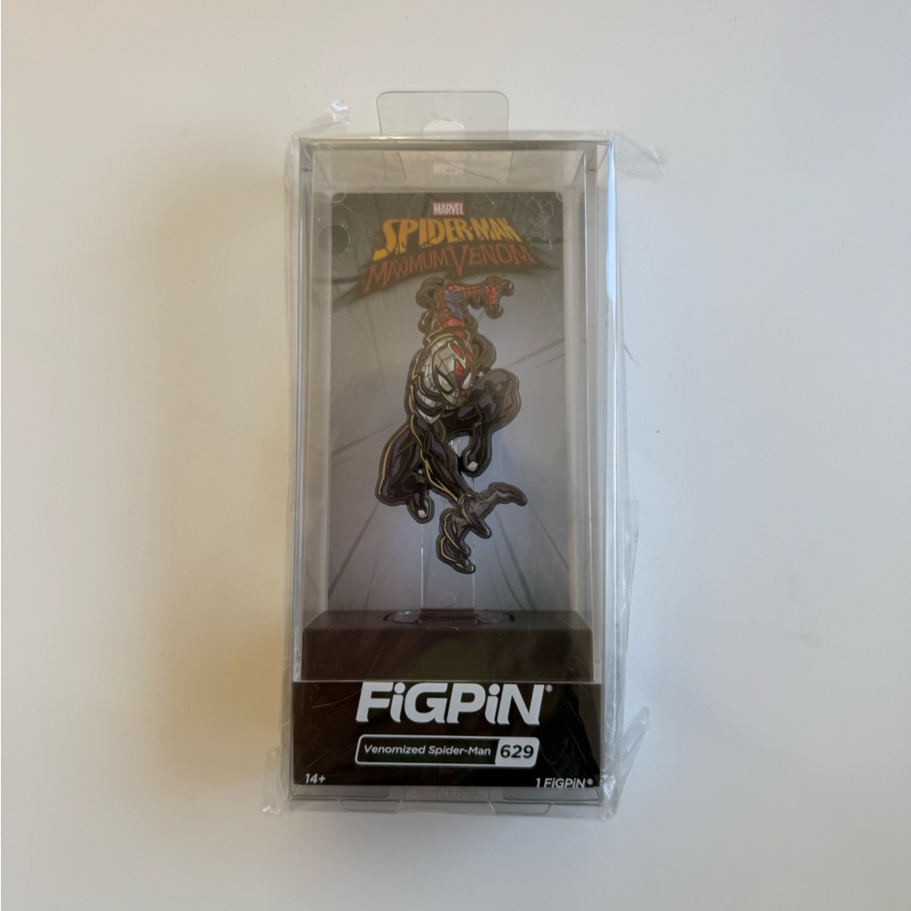 FiGPiN Venomized Spider-Man Pin, Sealed